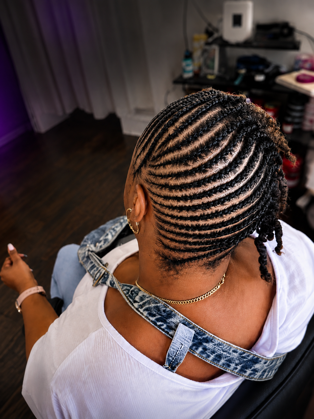 Lemonade Braids With Natural Hair