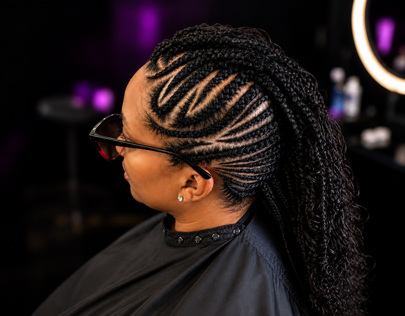 Mohawk Cornrows