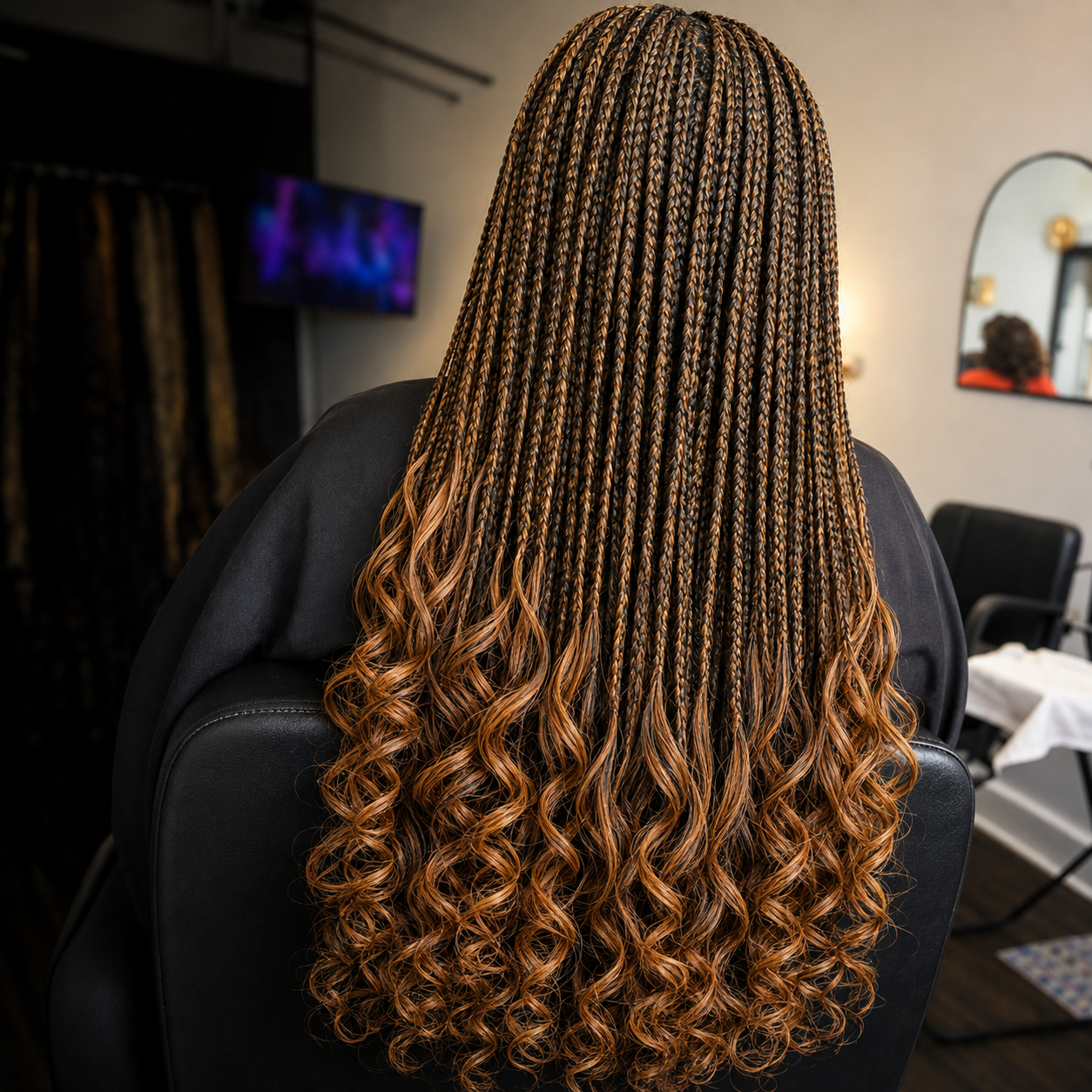 French Curls Braids